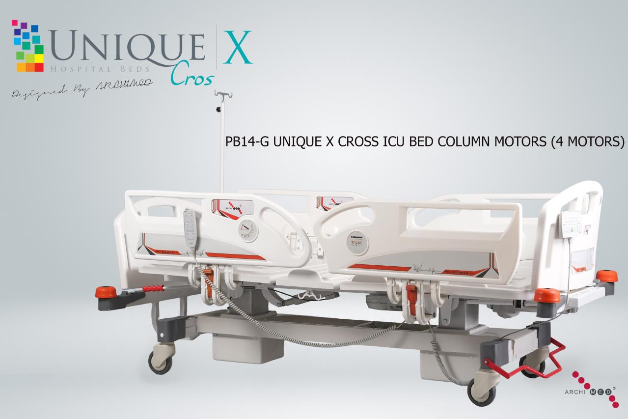 UNIQUE X CROSS YOĞUN BAKIM HASTA KARYOLASI KOLON 4 MOTORLU
