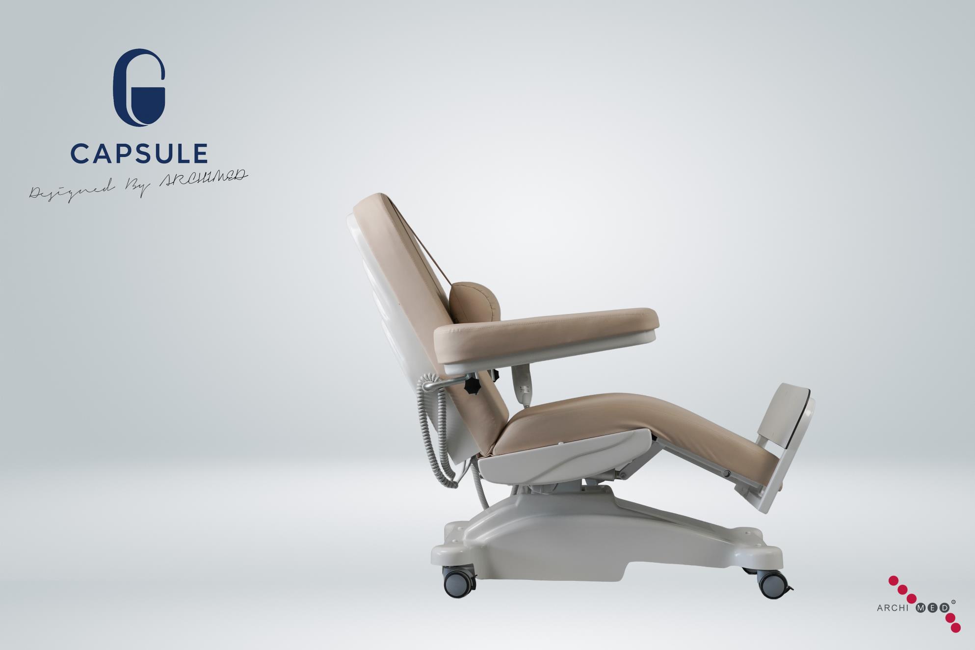 CAPSULE ÇOCUK DİYALİZ VE KEMOTERAPİ KOLTUĞU 4 MOTORLU