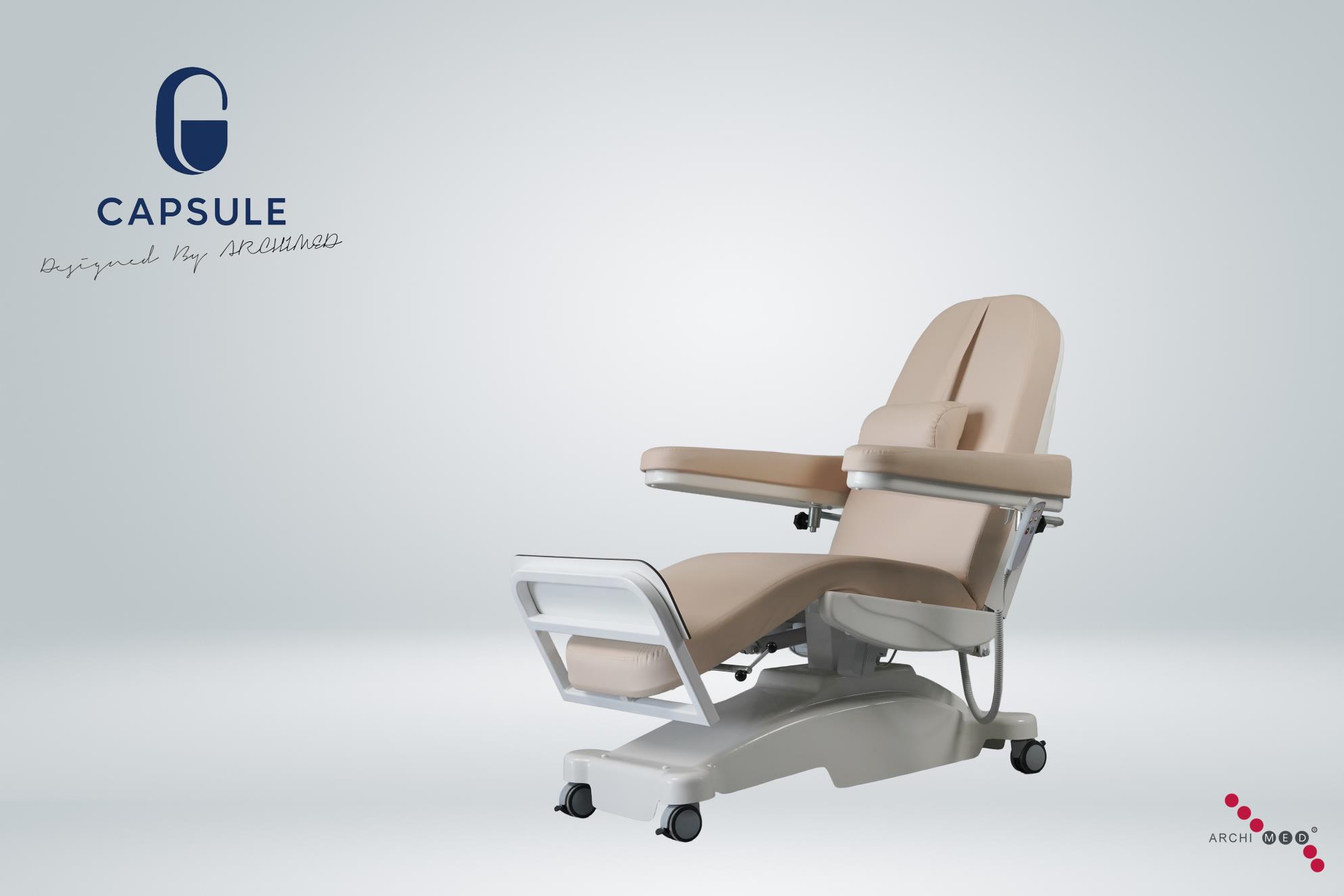 CAPSULE ÇOCUK DİYALİZ VE KEMOTERAPİ KOLTUĞU 2 MOTORLU