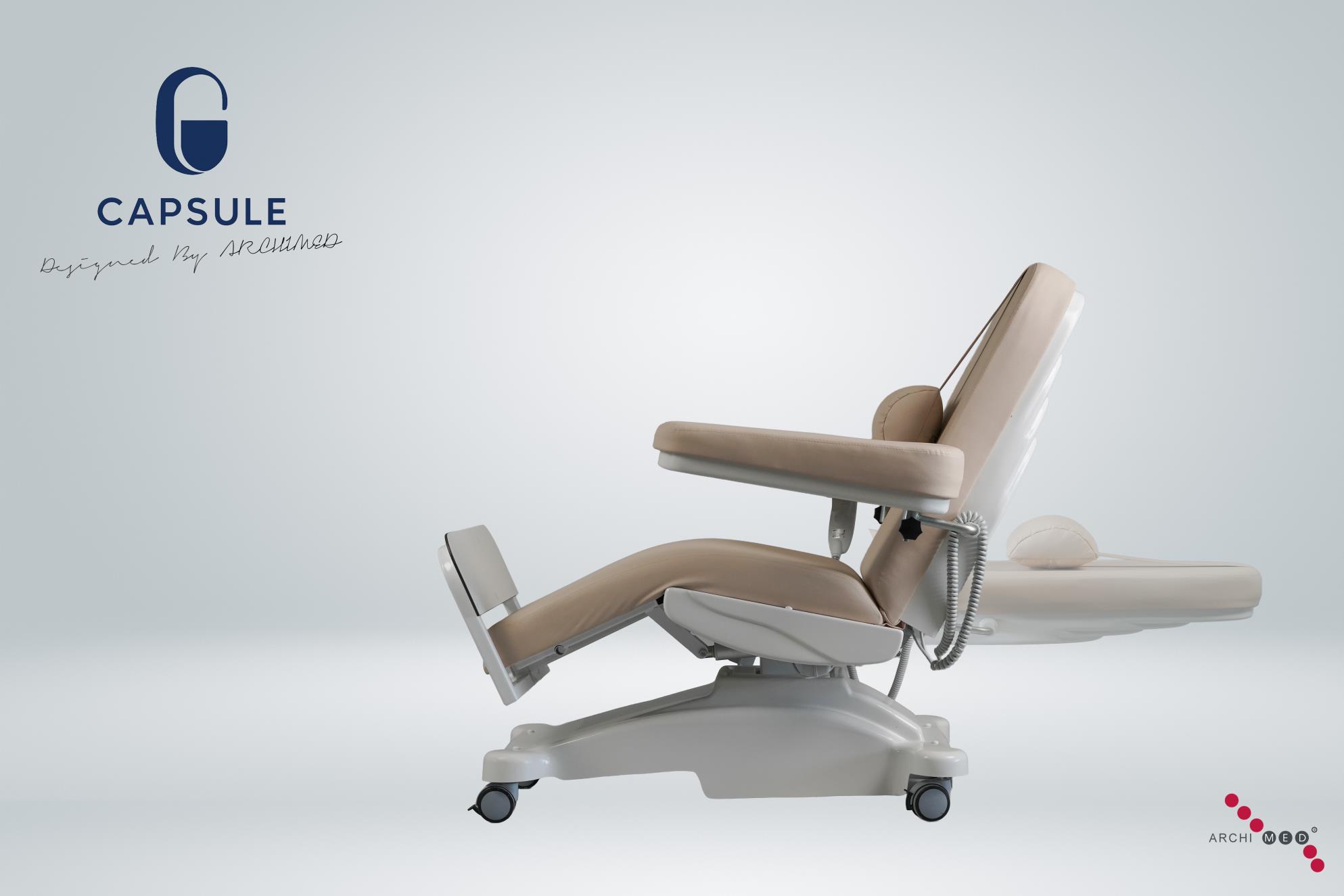 CAPSULE ÇOCUK DİYALİZ VE KEMOTERAPİ KOLTUĞU 2 MOTORLU