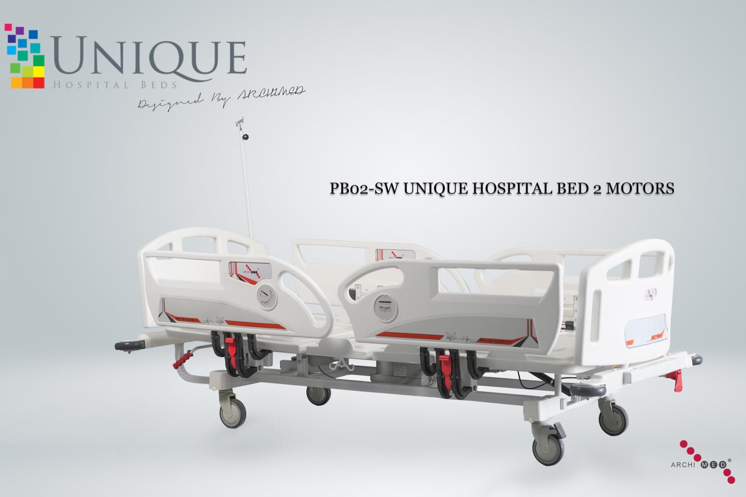 Unique Hasta Karyolasi 2 Motorlu (Trendelenburglu)